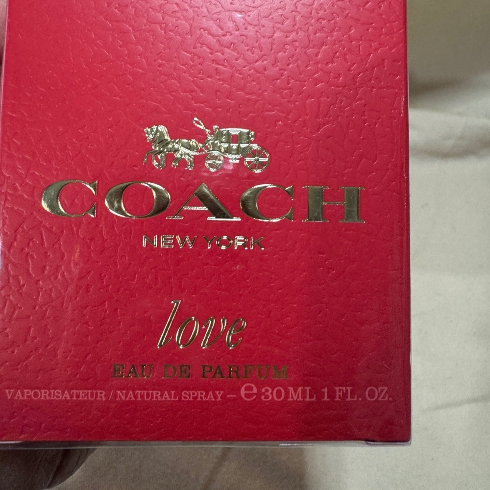 Coach Love Eau de Parfum — Red & Gold Box new sealed 30 ml 1 fl onz - Picture 4 of 4